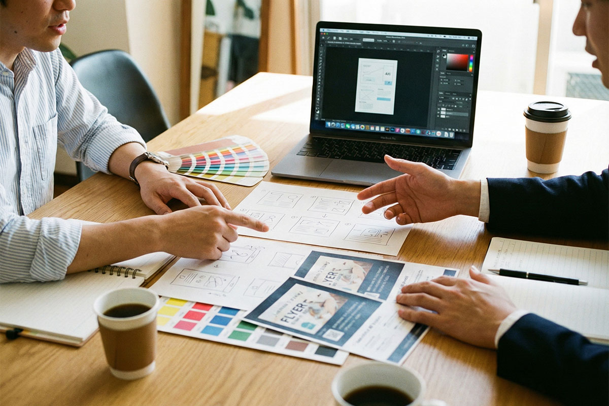 チラシデザイン依頼前に知るべき5つの成功法則