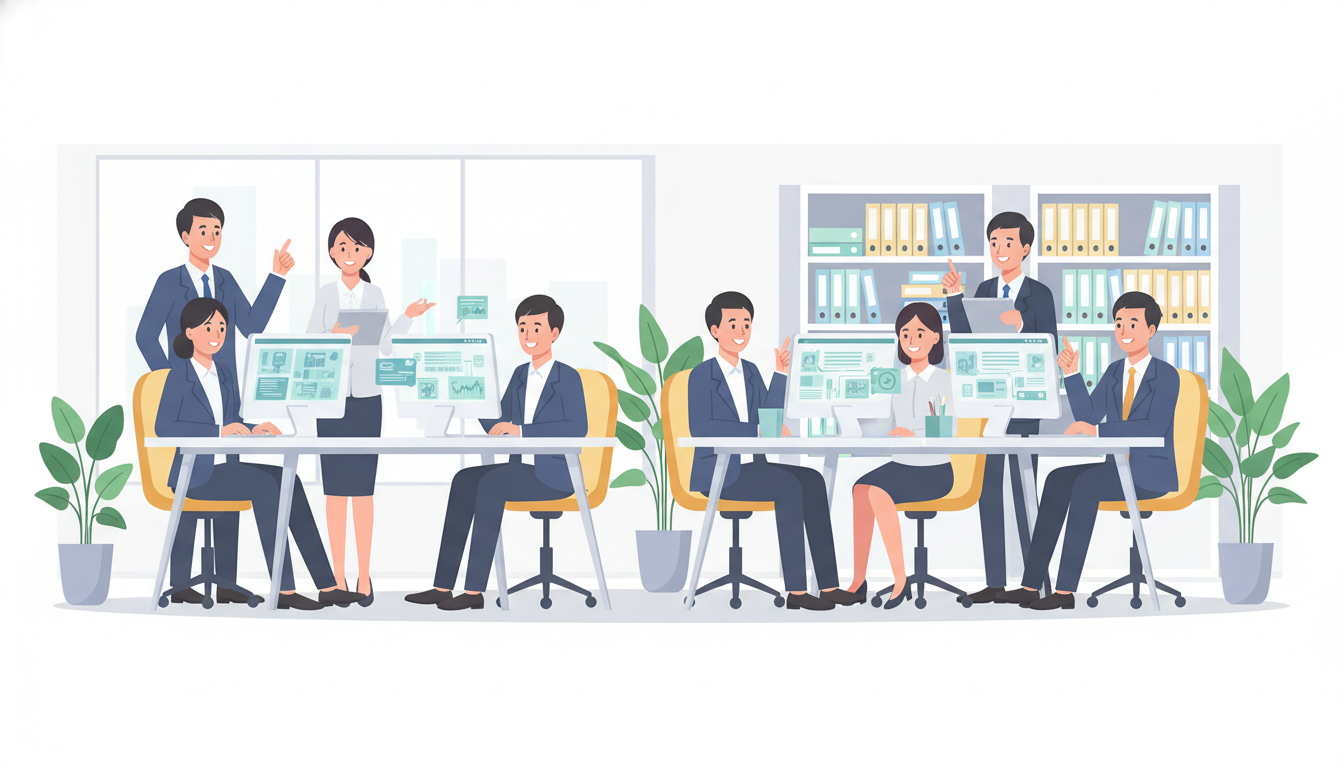 新システムで効率的に働くビジネスパーソンの理想像