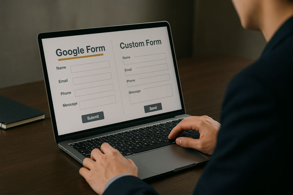 ホームページの問い合わせフォーム、Googleフォーム vs 自作フォームの選び方