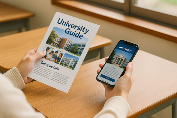 学生募集で印刷物？Web？広報担当者が知っておくべき比較と戦略
