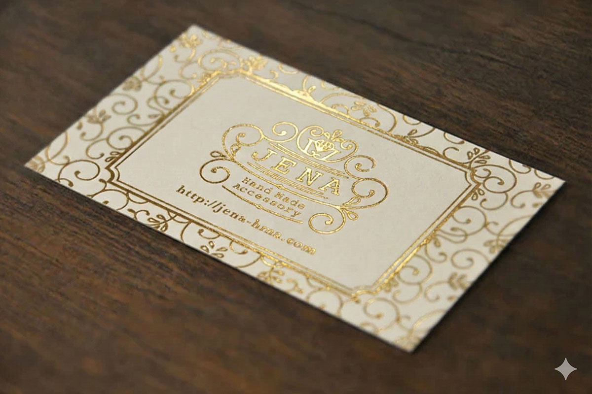 箔押し名刺(JENA)